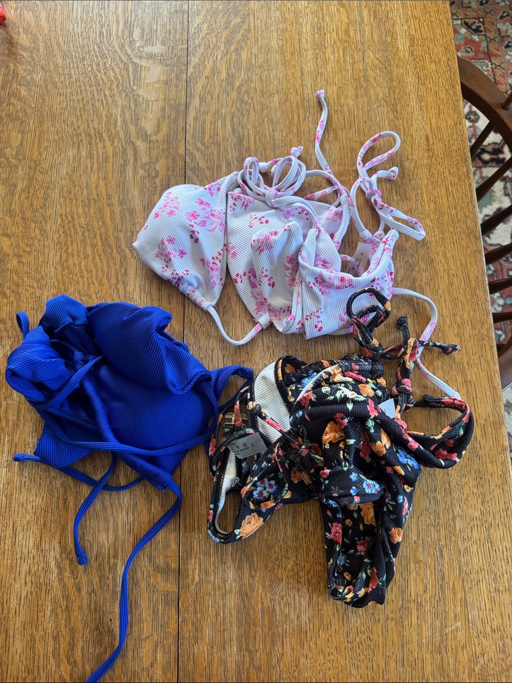 SHEIN set of three small bikinis